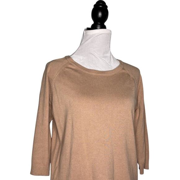 EMME Marella Half Sleeve Sweater Beige Size Medium - Picture 2 of 7